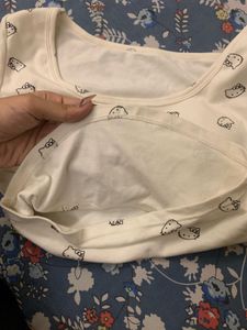 Aesthetic Hello Kitty Crop Top - Y2K / Coquette