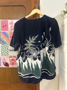Unique Batik Print Blouse