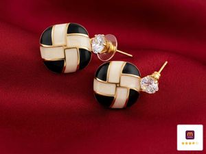 Chic Heart &amp; Pearl Stud Earrings Set
