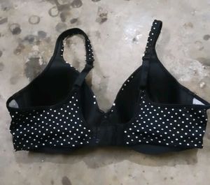 Black Polka Dot Bra