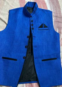 Royal Blue Nehru Jacket