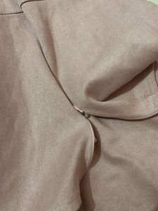 Chic Pink Suede Dress