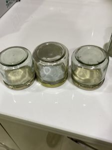 Set of 3 Glass Jars