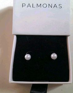 Elegant Pearl Stud Earrings