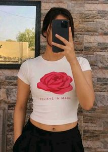 Rose Graphic Top
