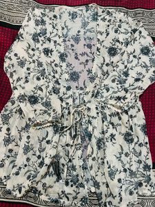 Black &amp; Beige Floral 3-Piece Co-Ord Set | Stylish