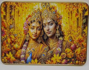 Gold Trimmed Decorative Wall Frame 2pc