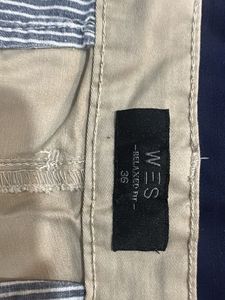 Men's Straight Fit Beige Chinos