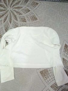 White Embellished Bolero Jacket