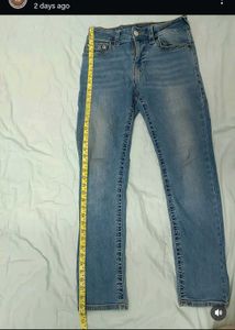 Classic Light Wash Denim Jeans