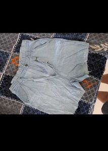 2 new Denim Shorts with freebai 1