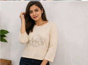 😱Stylish Beaded Long Sleeve T-Shirt🔥