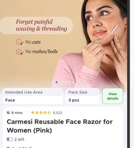 CARMESI Facial Razors - Pack of 2