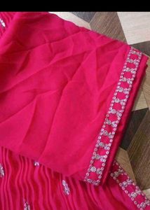 Price reduced Elegant Pink Embroidered Suit