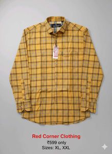 Yellow Woolen Shirt | ₹̶ ̶1̶0̶9̶9̶ ₹ 599 Only