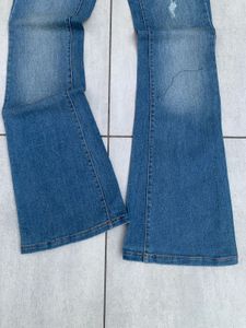low rise bootcut jeans