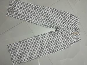 Checkered Casual Pants