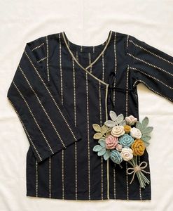 Stylish Black Kurta