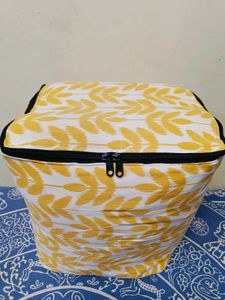 🇳🇿💫🎀Stylish Leaf Print Storage Ottoman