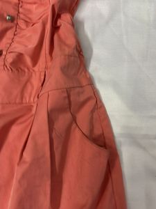 peach mini dress
