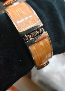 Elegant Coral Stone Bracelet