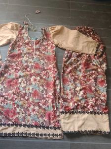 Floral Kurta Set with Dupatta