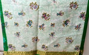 Lightweight Floral Print Saree