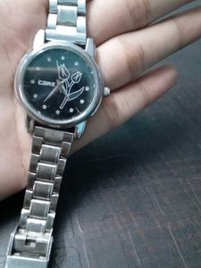 Elegant Silver Chain Watch