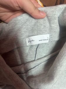 Grey Flared Leggings Pants