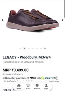 Happenstance Vegan leather Unisex shoes W6 / M7