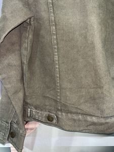 Olive Green Denim Jacket