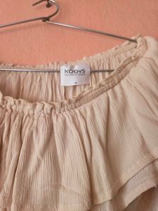 Bohemian Off-Shoulder Ruffle Top