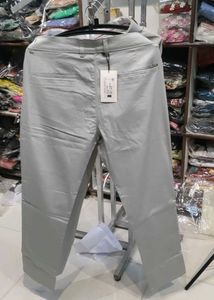 Men's Grey Casual Pants