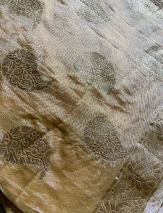 Elegant Beige Printed Saree