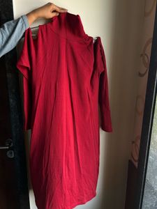 cutout sweater dress