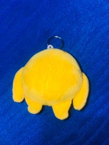 Cute Yellow Plush Toy Character Keychain