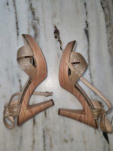 Sparkly Gold Sandals