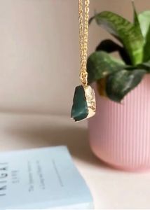 Crystal Blue Amazonite Semi Precious  Necklace