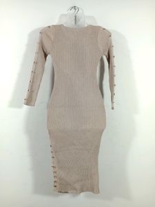 Cream And Sliver Shine Dress (Women's)