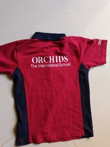 Red &amp; Navy Blue Polo T-Shirt