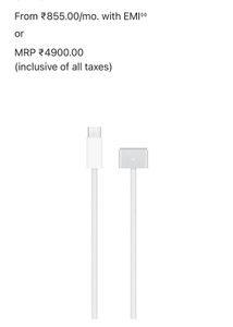 USB-C to MagSafe 3 Cable (2m) - Silver