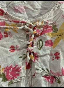 Floral Print Kurta Top