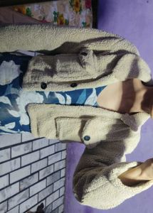 beige wool jacket