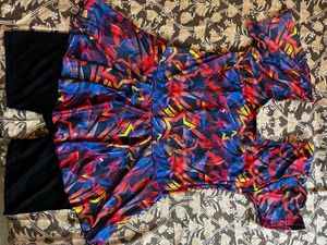 Vibrant Print Swimsuit
