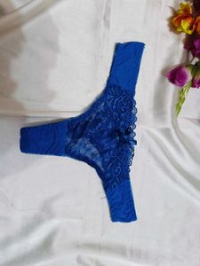 🇳🇿💫🎀Blue Lace Thong Panty