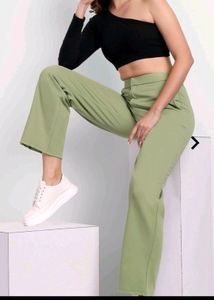 korean Style Green Formal Pant💚