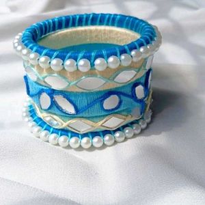 *Navratri Special*Handcrafted Bangle Set💙