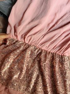 Sparkling Sequin &amp; Chiffon Dress