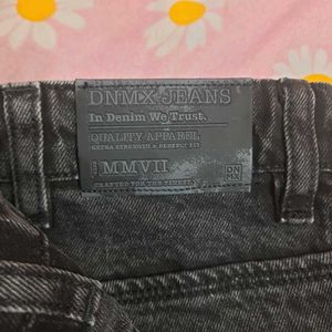 Charcoal Denim Cargo Jeans.
