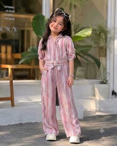 Jumpsuit with Neck Tie